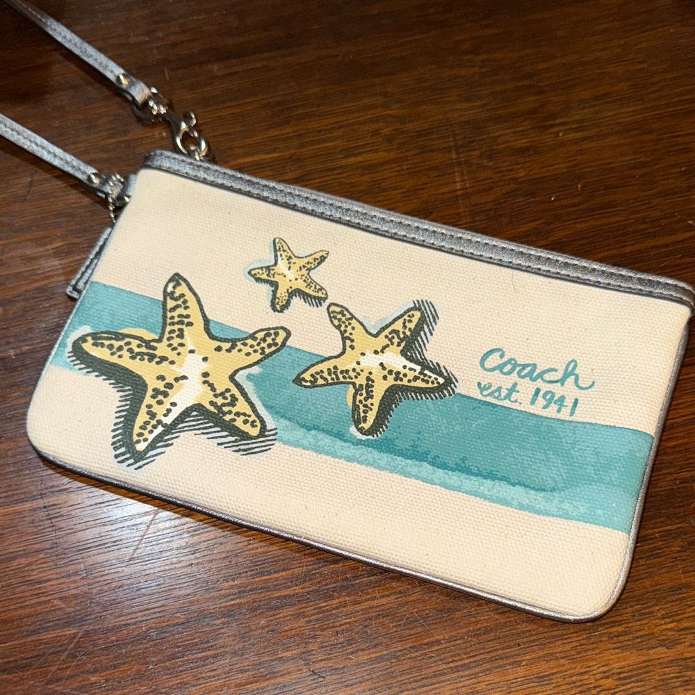 Retired Coach Starfish Wristlet
